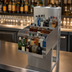 Thumbnail image #4 for BK Resources 24-Inch Wide Freestanding Underbar Liquor Bottle Display Unit, 4-Step Stainless Steel