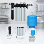 Thumbnail image #3 for Everpure EV934720 Commercial Water Filtration System, CSR Plus-XC2 Quad, 48,000-Gallon, 0.5-Micron, 6.70 GPM