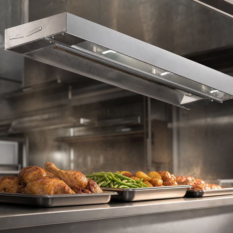 Product image #3 for Eagle RedHots 84-Inch Single-Section Unlighted Strip Heat Lamp, 240V, 1500W
