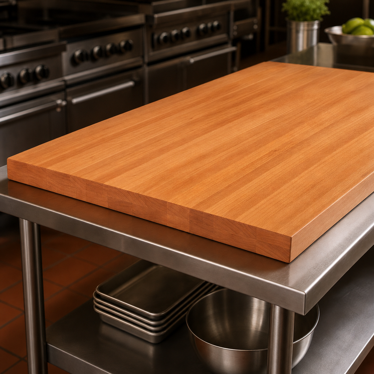 Product image #3 for Boos Block American Cherry Edge Grain Kitchen Countertop, 72 x 32 x 1-1/2 Inch Thick, Varnique Finish