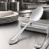 Thumbnail image #3 for Alissa Extra-Heavy Weight Table Serving Spoon, 18/0 Stainless Steel, Mirror Finish