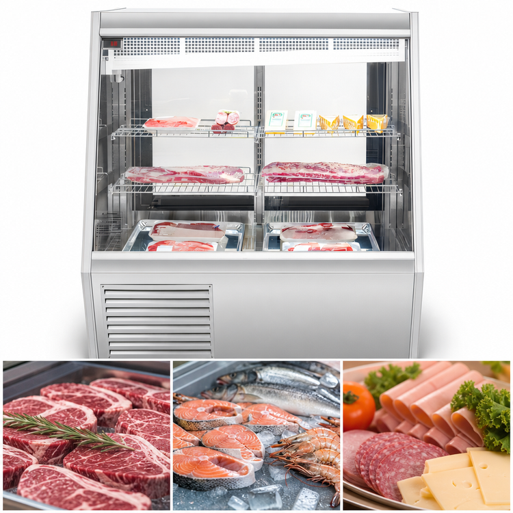 Product image #4 for Migali Competitor Series 48.1-Inch Straight Glass Double-Duty Refrigerated Deli Display Case, 22.5 Cu. Ft.