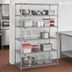 Thumbnail image #3 for Metro Super Adjustable Super Erecta Chrome-Plated Wire Shelving Starter Unit, 36W x 18D x 74H, 5 Shelves