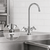 Thumbnail image #3 for Fisher 52906 Commercial Deck-Mount Single-Hole Dual-Control Faucet with 12-Inch Gooseneck Spout