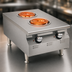 Thumbnail image #3 for Eagle Group RedHots Chef Line 18-Inch Countertop Electric Hotplate with 2 Flat Spiral Burners