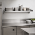 Thumbnail image #3 for Eagle Group 108-Inch x 10-Inch Wall-Mounted Shelf, 16 Gauge 430 Stainless Steel