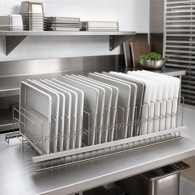 Product image #3 for MetroMax i 60 x 24 Inch Cutting Board and Tray Drying Rack, 43 Tray Capacity