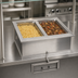 Thumbnail image #3 for Eagle Group Two-Well Drop-In Electric Hot Food Well, Wet or Dry, With Drain, 12 x 20 Full-Size Pans