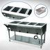 Thumbnail image #3 for Advance Tabco Triumph Supreme 4-Well Electric Hot Food Table with Undershelf and Cutting Board