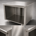Thumbnail image #3 for Advance Tabco 108-Inch x 30-Inch 14-Gauge 304 Stainless Steel Work Table with Open Front Cabinet Base