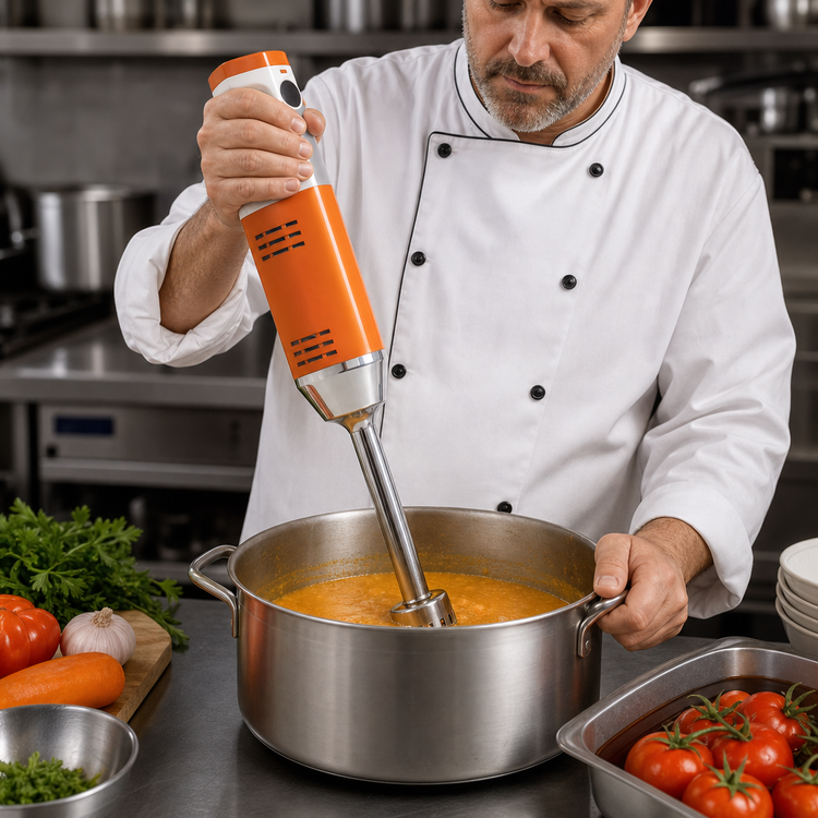 Product image #3 for MiniPro 4-Liter Hand-Held Variable-Speed Immersion Blender with 6-1/2-Inch Detachable Shaft