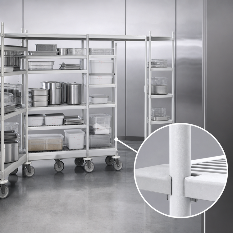 Product image #3 for Metro Super Erecta Top-Track 18-Inch Wide Mobile Unit Kit