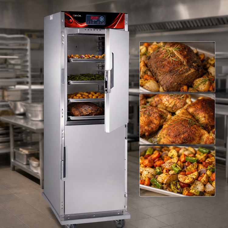 Product image #3 for Cres Cor Roast-N-Hold Full-Height Non-Venting Insulated Convection Cook and Hold Oven, 18-Pan, 240V