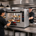 Thumbnail image #4 for Metro HotBlox Xpress S4 Pass-Thru Quick-Pick Countertop Hot Food Holding Cabinet with Touchscreen Controls