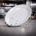 Thumbnail image #4 for Carlisle Epicure Oval Melamine Platter Tray, 12 x 8.5 Inches, White