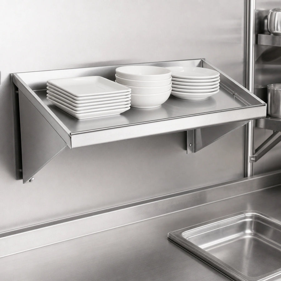 Slanted Wall Shelf Design