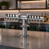 Thumbnail image #3 for Perlick 4061-12 T-Shape Countertop Glycol-Cooled Brew Pipe Tower for 12 Faucets