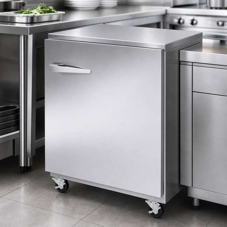 Product image #3 for Traulsen Dealer's Choice 27-Inch Compact Undercounter Freezer with Left-Hinged Solid Door