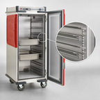 Thumbnail image #3 for Metro C5 Transport Armour C5T8-DSL Mobile Heated Holding Cabinet, 5/6-Height, Solid Full Door, 14 Sheet Pan Capacity, 120V