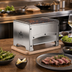 Thumbnail image #4 for Louis Tellier Brasero Stainless Steel Tabletop Charcoal BBQ Grill