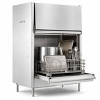 Thumbnail image #3 for Hobart Warewash PW20N-BAS-1 High-Temperature Front-Loading Pot, Pan & Utensil Washer, 20 Sheet Pan Capacity, Smart Touchscreen, Wi-Fi