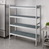 Thumbnail image #3 for Fermostock 4-Tier Perforated Stationary Starter Polymer Shelving Unit, 42 x 18 x 71 Inches
