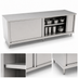 Thumbnail image #3 for John Boos 108 Inch x 24 Inch Stainless Steel Enclosed Work Table with Sliding Doors and Flat Top