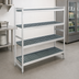 Thumbnail image #3 for Fermostock 4-Tier Stationary Starter Polymer Shelving Unit, 68W x 22D x 66H