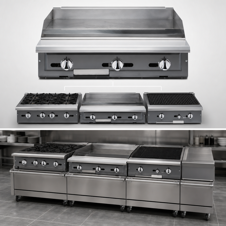 Product image #4 for Vulcan V Series 36-Inch Heavy Duty Modular Gas Griddle with Thermostatic Controls