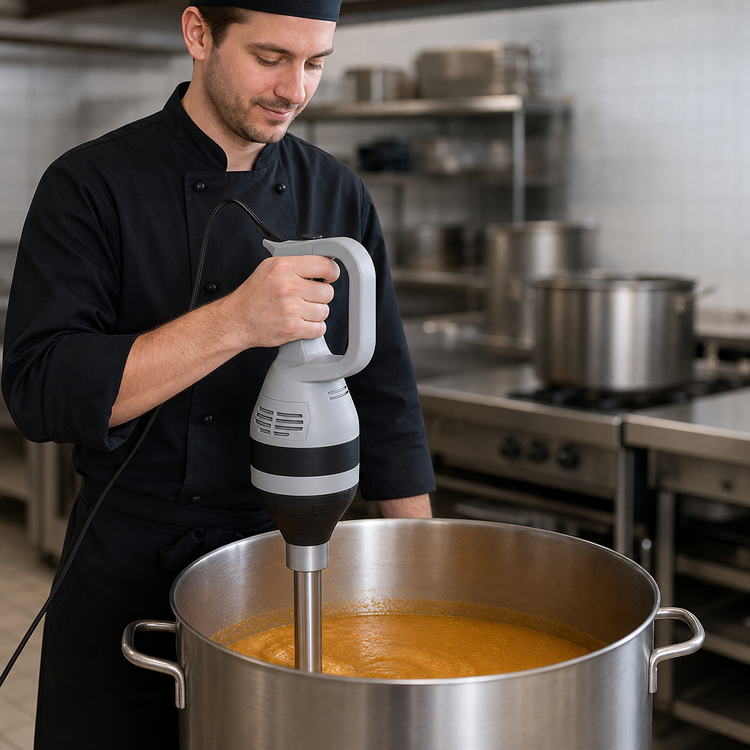 Product image #4 for Axis AX-VIB750 Portable Hand-Held Immersion Blender, 50-Gallon Capacity, Variable Speed, 120V