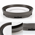 Thumbnail image #3 for Cambro Camduction® Heat Retention Base for 9-Inch Plates, Smoked Metal