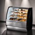 Thumbnail image #3 for True 48-1/4 Inch Dual Zone Dry/Refrigerated Full Service Glass Merchandiser with Curved Glass Front, Stainless Steel