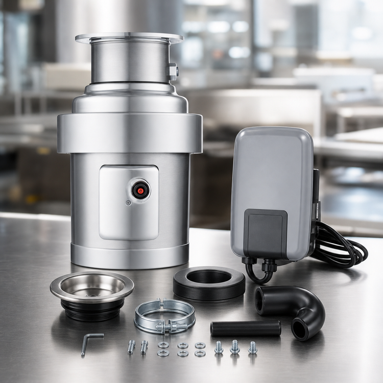 Product image #3 for InSinkErator SS-200 Medium-Capacity Complete Food Waste Disposer Package with AquaSaver AS-101, 2 HP, #5 Sink Mount Adaptor