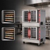 Thumbnail image #3 for IKON Cooking IECO-2 Double-Deck Standard Depth Electric Convection Oven