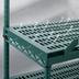 Thumbnail image #3 for QuadPlus Louvered Polymer Shelf Mat with Wire Quad-Adjust Frame, 48 x 18 Inches, Green