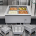 Thumbnail image #3 for Hatco Drop-In Hot/Cold Food Well for 4 Full-Size Pans, Mechanically Cooled