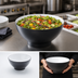 Thumbnail image #4 for American Metalcraft 85 oz Round Melamine Bowl, Black/White