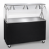 Thumbnail image #3 for Vollrath 2-Series Affordable Portable 60-Inch Cafeteria Utility Station with Storage Doors and Breath Guard