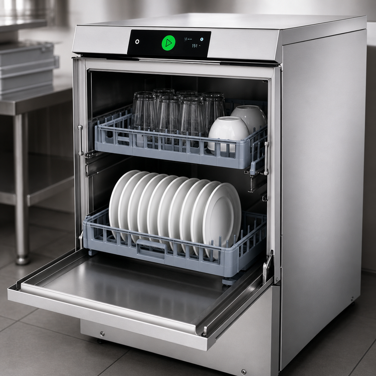 Product image #3 for Hobart LXNH-1 High Temperature Undercounter Commercial Dishwasher with 17 Inch Door Opening
