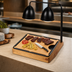 Thumbnail image #3 for Cal-Mil Madera Rustic Pine Countertop Carving Station with Fiber Resin Cutting Board and Heat Lamp Bracket