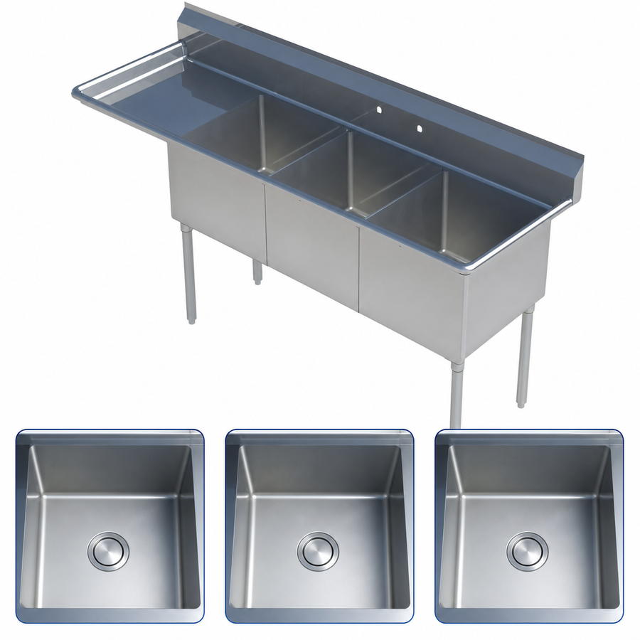 Three Compartment Basin