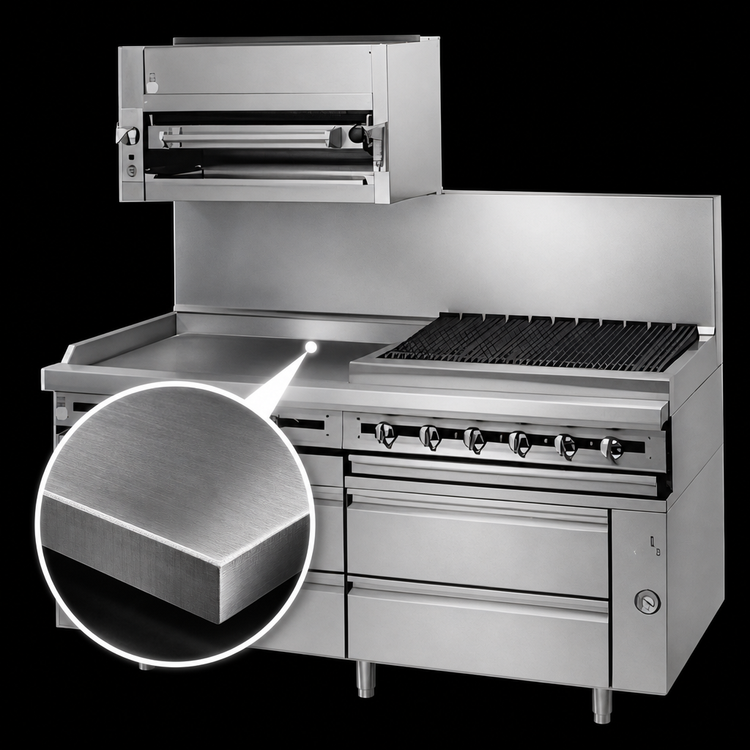 Product image #3 for Jade Range Titan JMRH-36GT 36-Inch Modular Gas Griddle Top Range with Thermostatic Controls