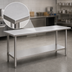 Thumbnail image #3 for Eagle Spec-Master 144-Inch W x 30-Inch D Stainless Steel Flat Top Work Table with Adjustable Undershelf