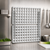 Thumbnail image #3 for WalStor Modular Wall System Wall Mat, 54 x 33 Inches, 3 x 3 Grid, EAGLEbrite Zinc Finish