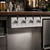 Thumbnail image #3 for Perlick 21-Inch Spacesaver Underbar Glycol-Cooled Draft Beer Dispensing Head, 4 Faucets, Stainless Steel, Bottom Lead