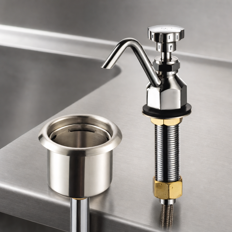 Product image #3 for General Hardware Commercial Dipper Well Faucet and Bowl