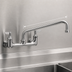 Thumbnail image #3 for Eagle Group 14-Inch Standard Splash-Mounted Mixing Faucet with 8-Inch Centers and Swing Nozzle