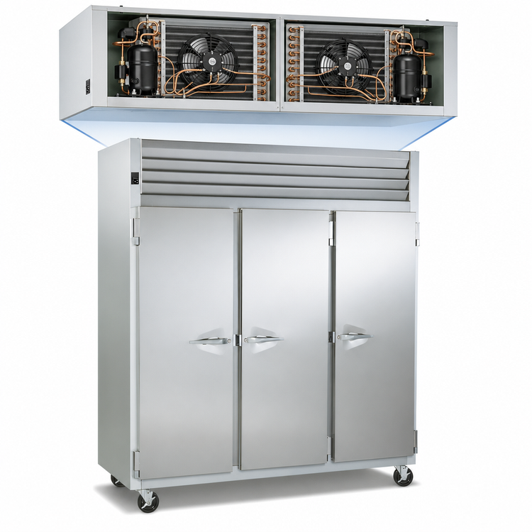 Product image #3 for Traulsen Dealer's Choice G Series 3-Section Reach-In Freezer with Full-Height Solid Doors