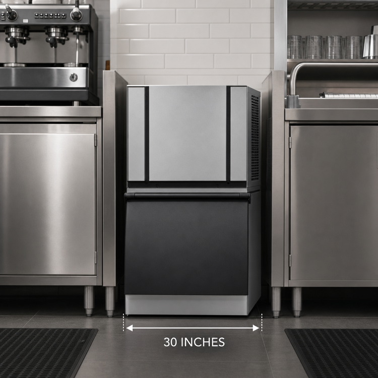 Product image #4 for Ice-O-Matic Elevation Series Modular Full Cube Ice Maker, 30-Inch Wide, Water-Cooled