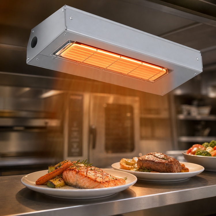 Product image #3 for Hatco Ultra-Glo 18-Inch High-Watt Single Ceramic Infrared Strip Heater